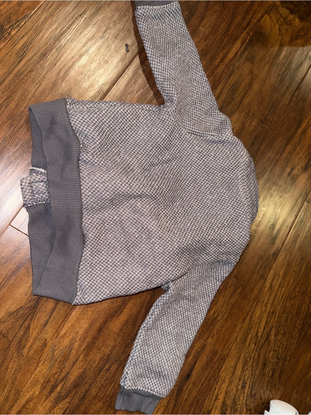 Kids Gray Knit Toggle Jacket - Picture 4 of 4